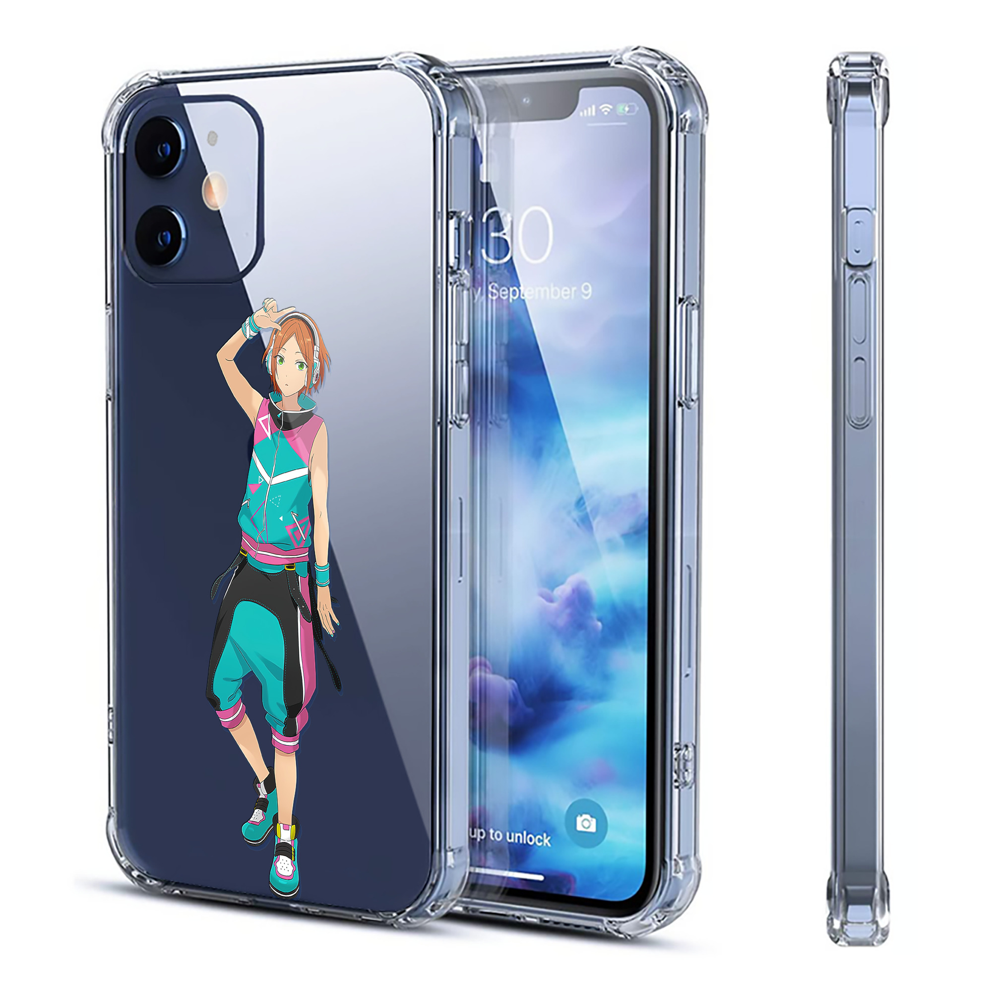 （画像用） あんさんぶるスターズ! Ensemble Stars 【iPhone 12シリーズ対応】透明スマホケース（クリアソフトケース）